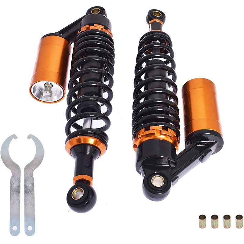 munirater Motorcycle Absorber Rear Adjustable Suspension Air Shock 320mm/12.5 Replacement