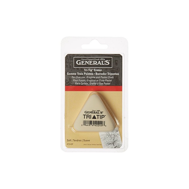 General Pencil GPT24BP Tri-Tip Eraser-