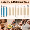 41PCS Clay Sculpting Tools Kit, Pottery Tools with Organizer Storage