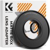 K&F Concept 58mm Matte Box Lens Adapter Ring Only for