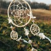 CHELIZIYA 10+4+100 Pcs Dream Catcher Rings Set, Metal Hoops for
