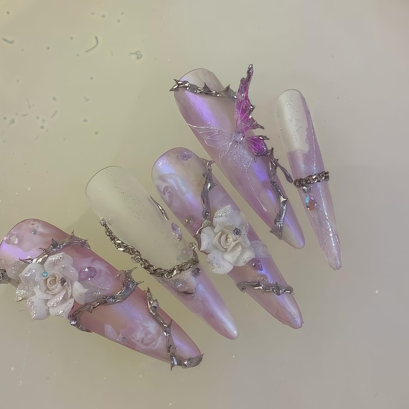 3D Nail Molds Thorns Design, Silicone Tool Art Y2k Decoration