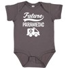 inktastic Future Paramedic Ambulance Baby Bodysuit 6 Months Charcoal Grey