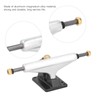 1Pair Skateboard Bracket Maple Skateboard Longboard Support Stand Accessory Silver