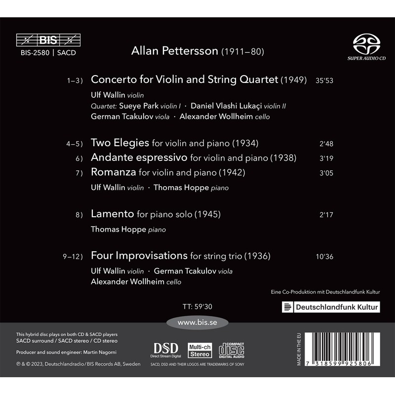 Concerto for Violin & String Quartet