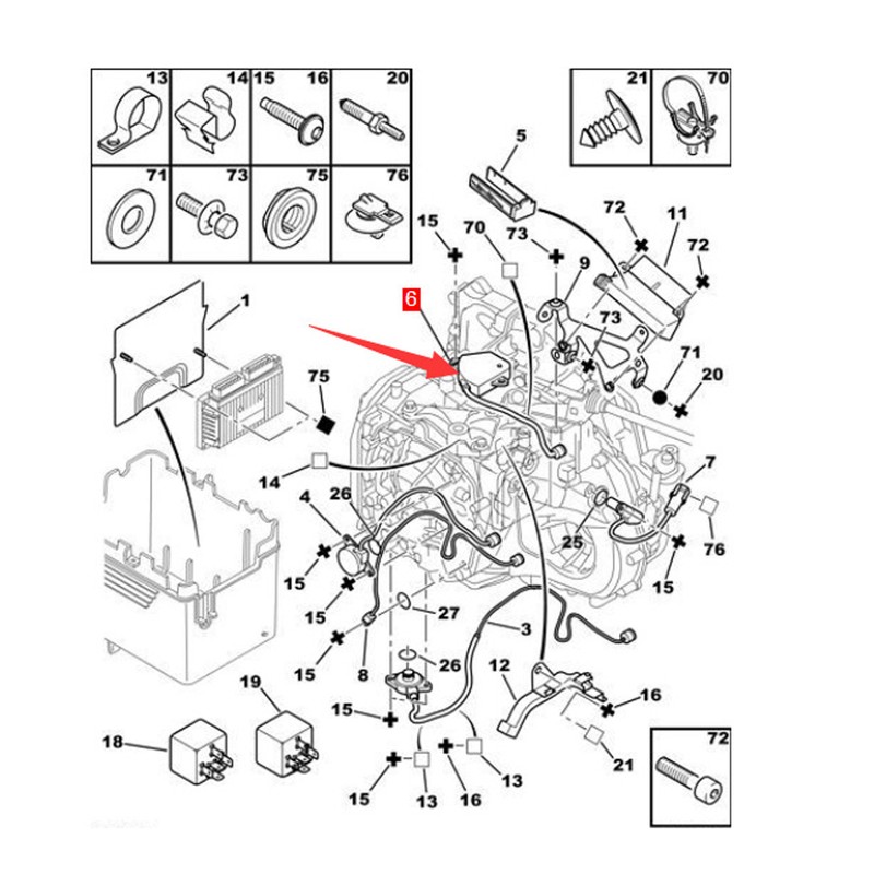 Gearbox Gear Switch Automatic Speed Control System 252927 Replacement for