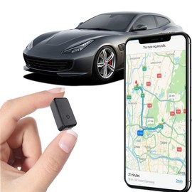 Mini GPS Tracker for Vehicles - Tracker Device for Vehicles No Subscription No Monthly Fee Car Tracker Device Hidden Magnetic Real-Time GPS Tracking Full Global Coverage Location for Cars Kids Dogs