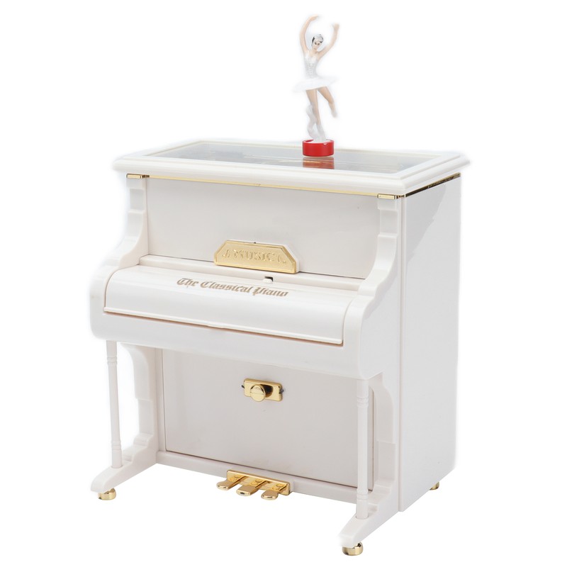 Classical Music Box Rotating Dancing Ballet Girl Piano Music Box