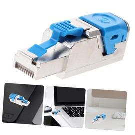 Gatuida 10g Ethernet Connector Pass Through Cable Crimp Jack Shielded Modular for Fast Wiring Compatible Desktop Laptop Router Smart Tv Class Upgrade Version