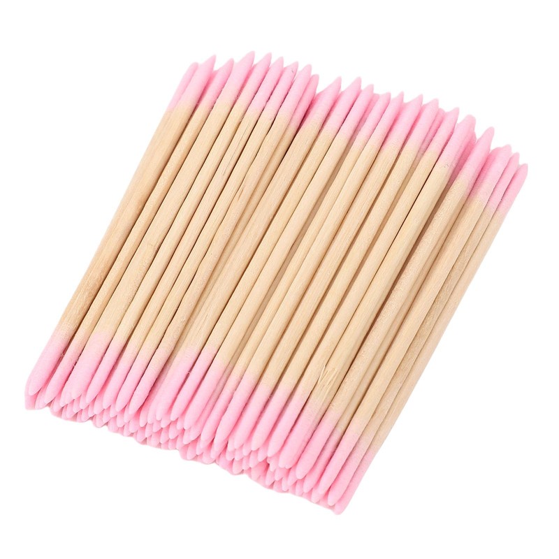 Pomya 100Pcs Pointed Tip Cotton Swabs, Double Precision Tips Cotton