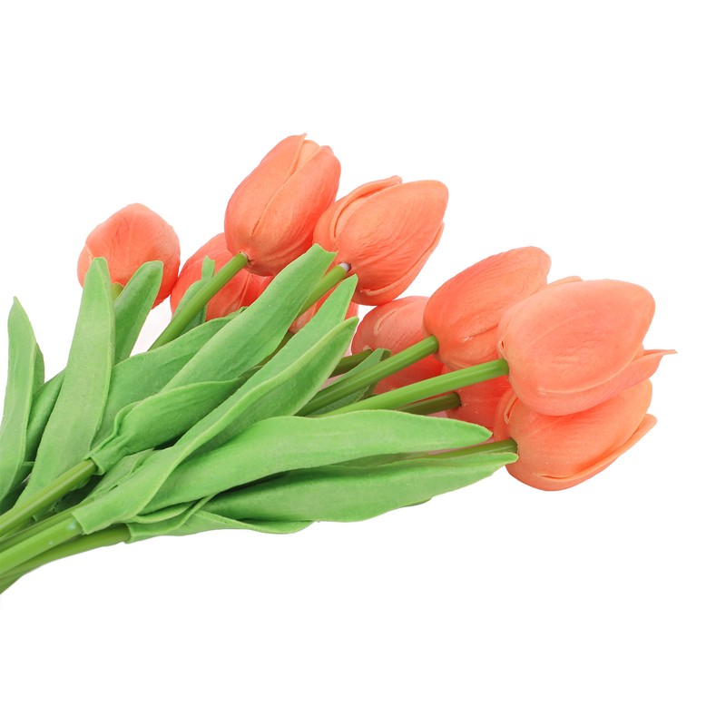 10pcs Artificial Tulip Flowers High Simulation Flowers Decor for Living