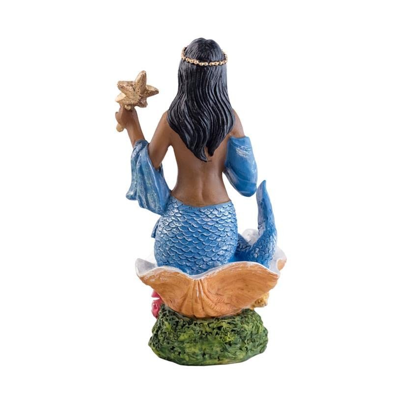 DRW Yemaya Figur mit Stern, Kunstharz, 17 cm
