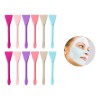 24pz Brocha Espátula Aplicador Mascarilla Facial Silicona