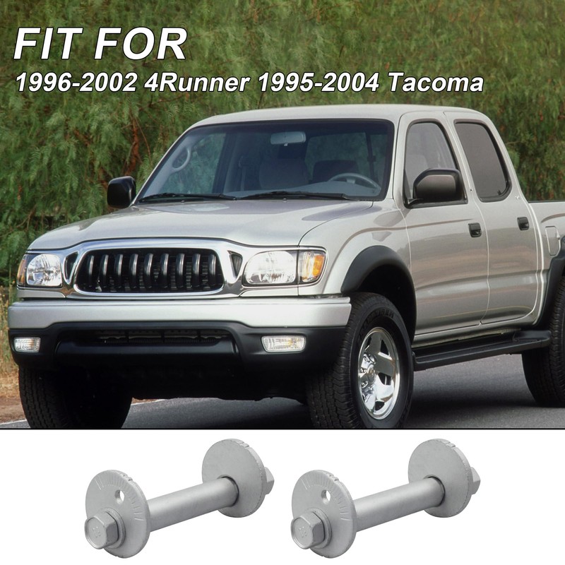 Yojunauto Front Suspension Camber Toe Adjustment Bolts，Lower Control Cam Plate