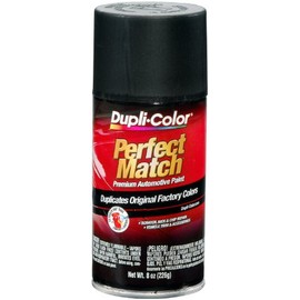 Dupli-Color Dupli-Color BUN0104 Universal Flat Black Perfect Match Automotive Paint (8 oz) - 6 Pack