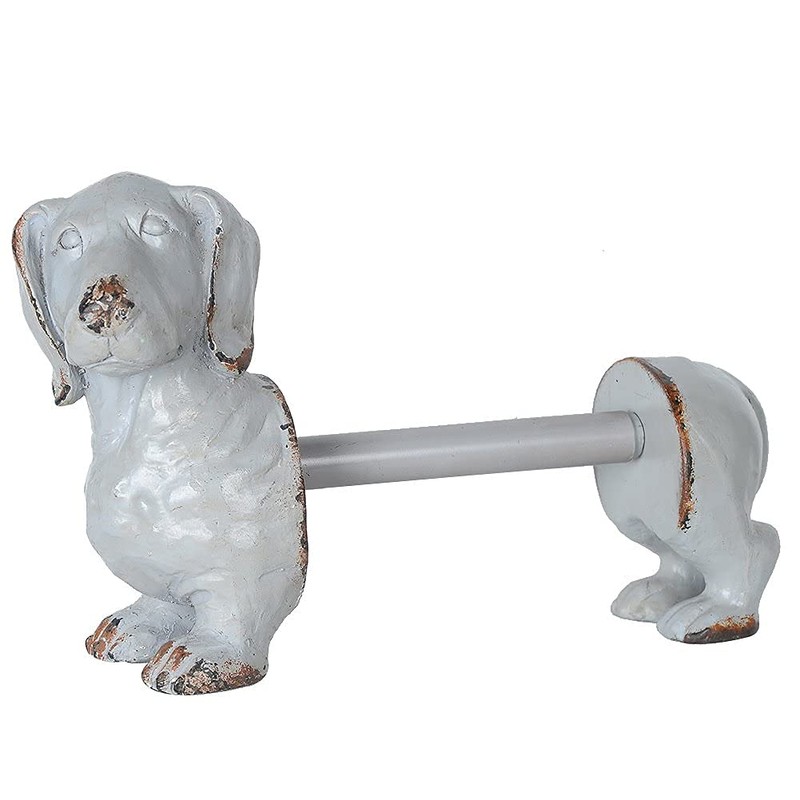 NIKKY HOME Dachshund Dog Paper Towel Holder Wiener Dog Vintage