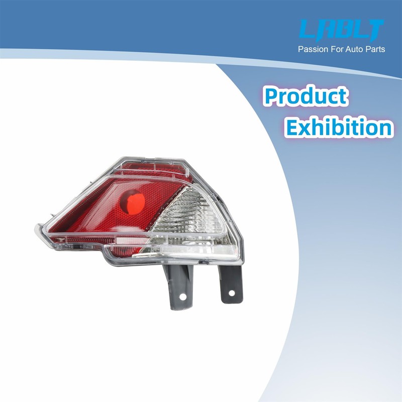LABLT Right Side Rear Bumper Reflector Light Stop Lamp Replacement