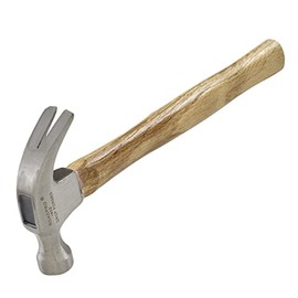RoadPro 16 Oz Claw Hammer SST-50100 Drop-Forged Steel Head Anti-Vibration Wooden Handle-16 Ounces