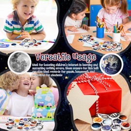 Eersida 50 Pcs Solar System Mini Eraser Novelty Space Erasers Small Erasers for Kids Bulk for Student Homework Party Favor Gift Filling Home School Work Classroom Reward Prizes Gifts, 10 Styles