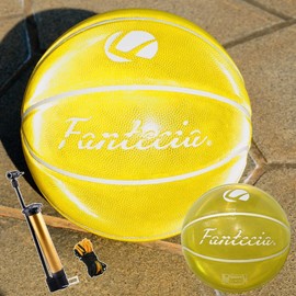 Fantecia Yellow Adult Size 7 Basketball, 29.5 inches, 1 Piece, 1 Pack
