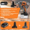 NUOGEDZ for Ridgid 18v to 12v Battery Adapter, for Rid