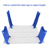 Modern-Depo 15.9"x14.2"x9.6" Large Portable Folding Beach Table for Sand Foldable