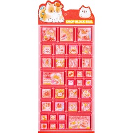 NestlyMoly Tile Type Sticker, Squishy, 3D Sticker, Cute, Stylish, Girls, Boys, Rewards, Gift, DIY, Deco, Diary, Stickable, Pack of 1