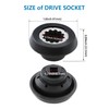 2 Packs Blender Drive Socket Kit, Replacement Blender Gear for