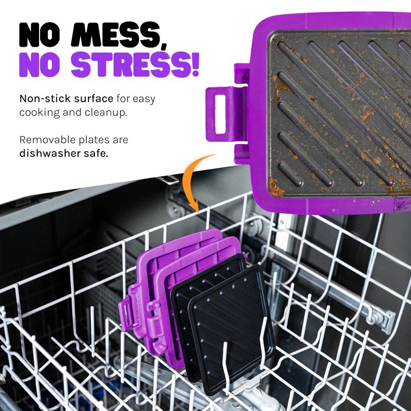 Toastie Maker, Microwave Grill, Sandwich Toaster, 3 Minute Grilled Cheese,