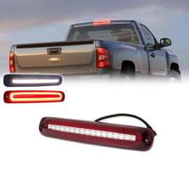 GTINTHEBOX Red Lens High Mount LED Third Brake Light Rear Cargo Lamp Stop light Compatible with 1999-2007 Chevy Silverado GMC Sierra 1500 2500 3500 HD Classic