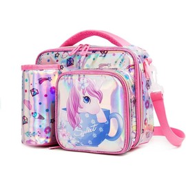 Ivyh Kids Lunch Bag ，Unicorn/Dinosaur/Mermaid Designs  Leakproof & Lightweight! Backpack Snack Carrier for School, Daycare, Travel  Perfect Gift for Ages 3-8:_Unicorn