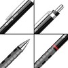 Rotring Tikky Lightweight Ballpoint Pen with Rubberised Grip - Black