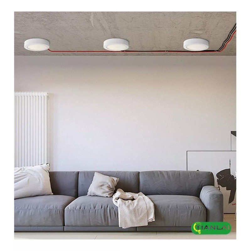 Tianlai Lampara Led De Sobreponer 18w Plafón Pack 10 Piezas