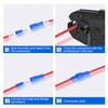 Nilight 540PCS Mixed Quick Disconnect Electrical Insulated Butt Bullet Spade