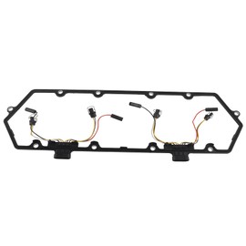 GESEXI Valve Cover Gaskets Harnesses+Glow Plug Compatible with 7.3L 94-97 Ford Powerstroke Diesel