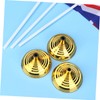 CAXUSD 30pcs Flag Pole Floor Stand Base for Desk Top