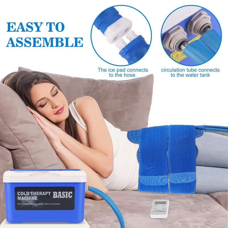 Cold Therapy Machine with Universal Pad for Hip After Surgery