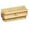 ecoLiving Wooden Nail Brush (9.5 x 3.8cm) - 100% Plastic-free