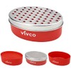 Vivco Cheese Grater with Container and Lid, Coarse and Fine