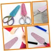 Vaguelly 2 pcs Glitter Manicure Scissor Covers Stylish Protective Case