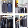 GIVROLDZ Extendable Clothes Rail, 350 mm/13.78 Inches, Multifunctional Trouser Holder