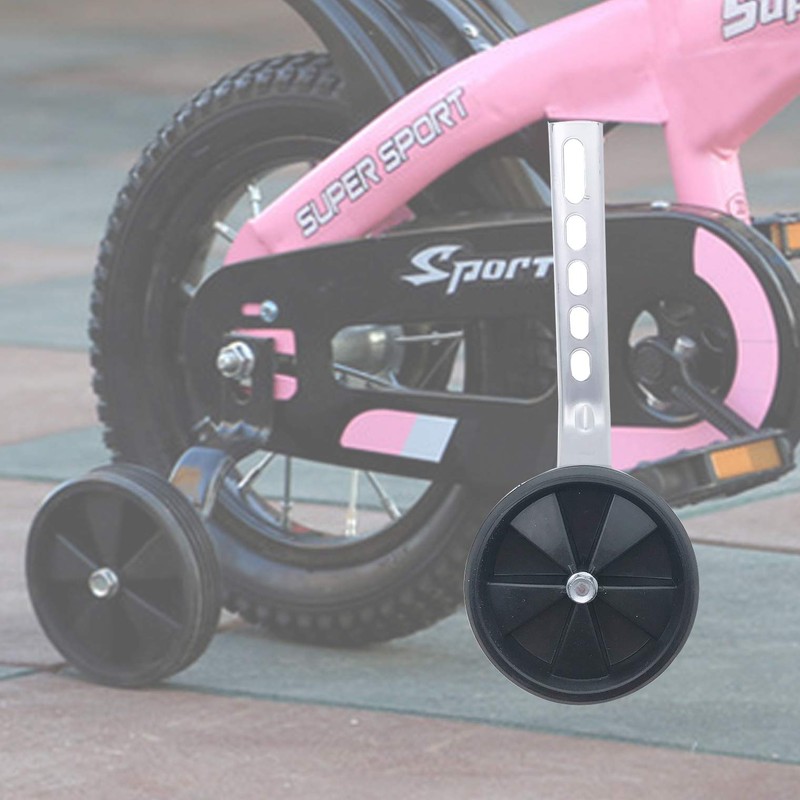 Trickortreat Bicycle Training Wheels, Bicycle Training Replacement stabilizer Adjustable 12",