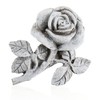 com-four® 2 x Grave Decoration Rose - Memorial Stone in