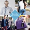 Stretchy Scrunchie Lanyards for ID Badges, Heavy Duty Retractable Badge
