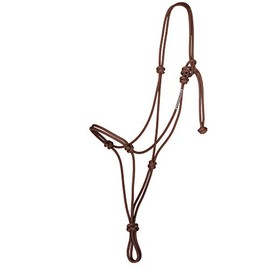 NRS Buck Brannaman Solid Color Halter Brown Horse
