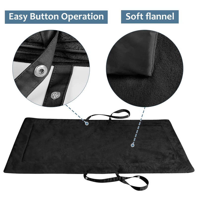 Waterproof Portable Dog Settle Mat, 127 x 70 CM Foldable