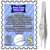 G.S ADSON Tissue Forceps 4.75" Teeth 1X2 Precision Crafted Tips