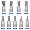 DAKCOS Hex Bit Socket Set 1/4" Drive 9 Pieces Allen