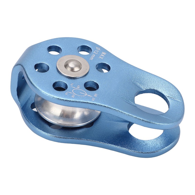 Climbing Single Pulley Al Mg Alloy Fixed Eye Single Rope