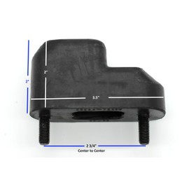 Generic Rubber Windshield Hood Stopper Support Set (2) Compatible with Toyota Land Cruiser FJ40 FJ Series Classic., 52FTYR521